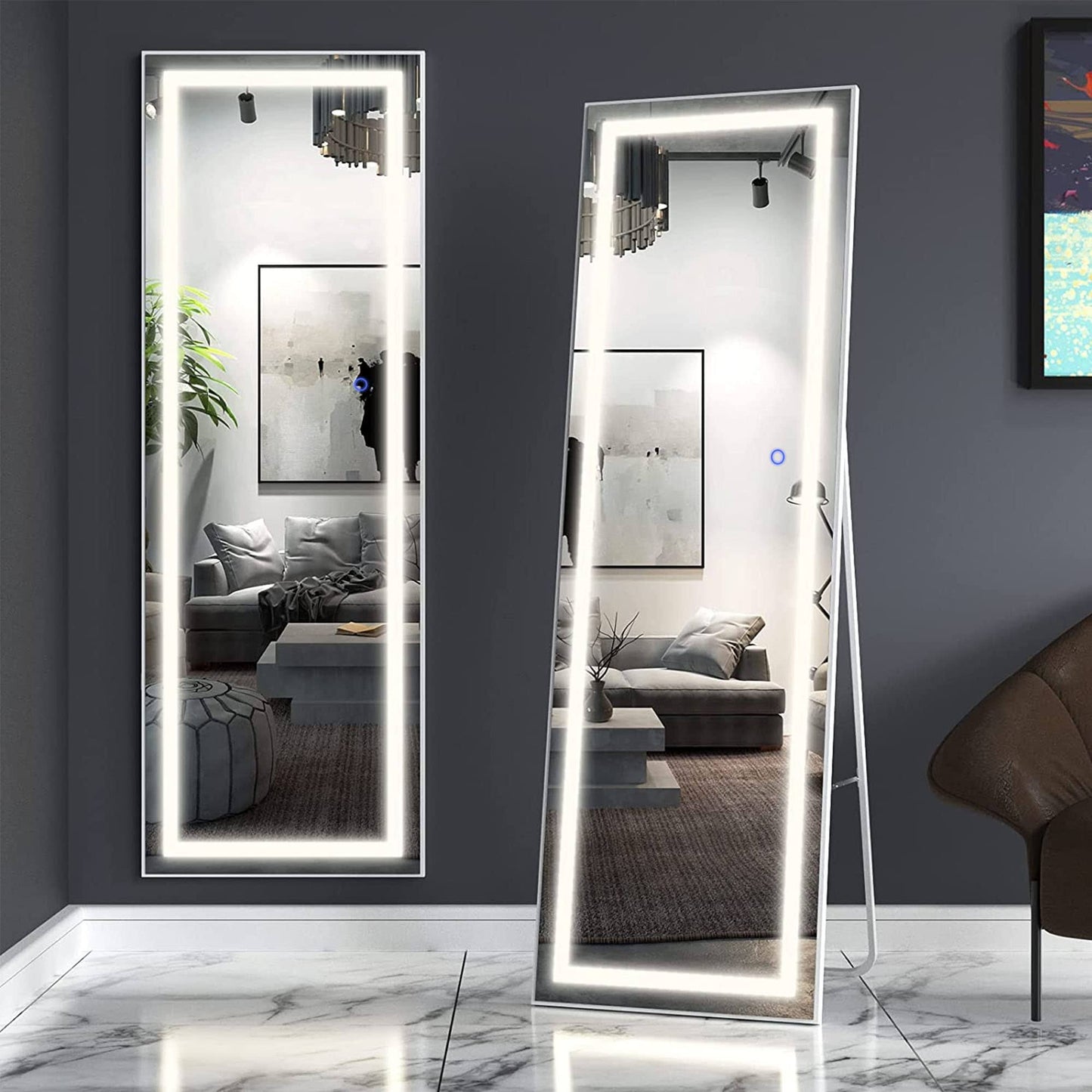 Full Moon LED/Touch Mirror