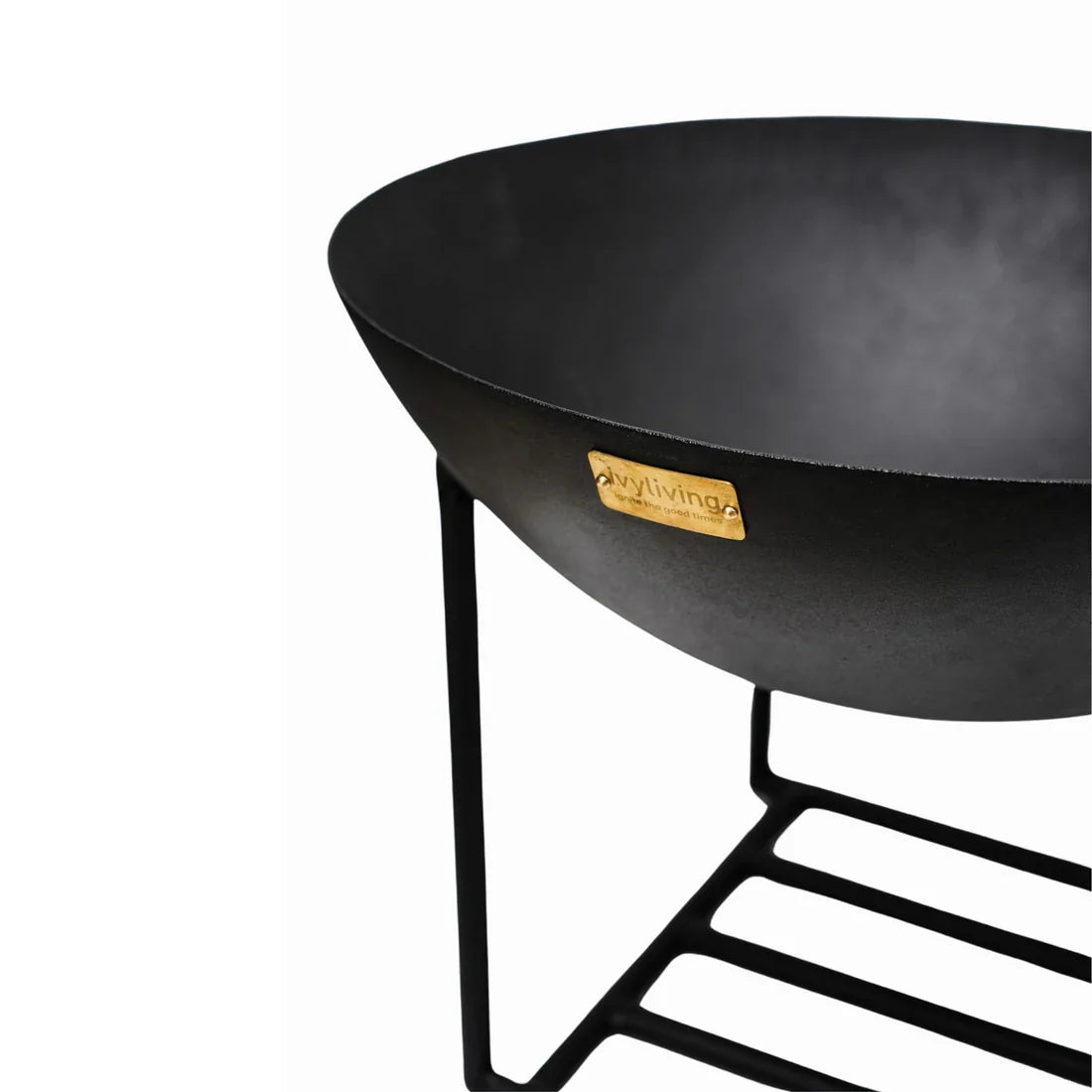 Ivyline, Outdoor Cast Iron Firebowl on Stand