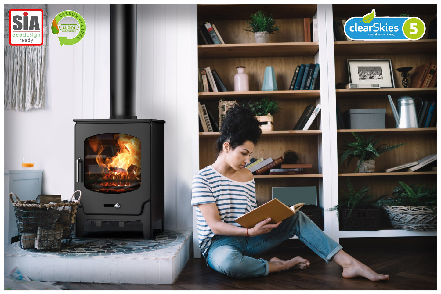 Saltfire ST-X8 Eco Multi-Fuel Stove