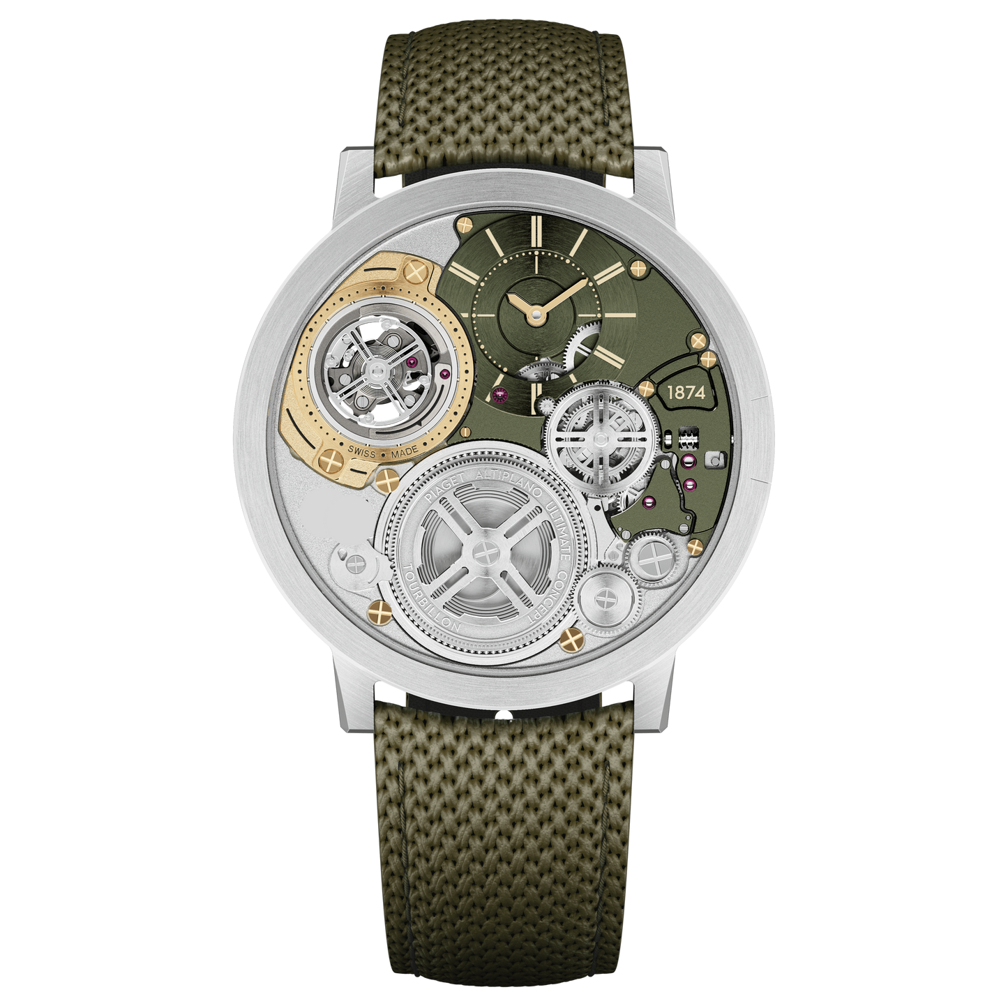 Ultra-thin tourbillon watch