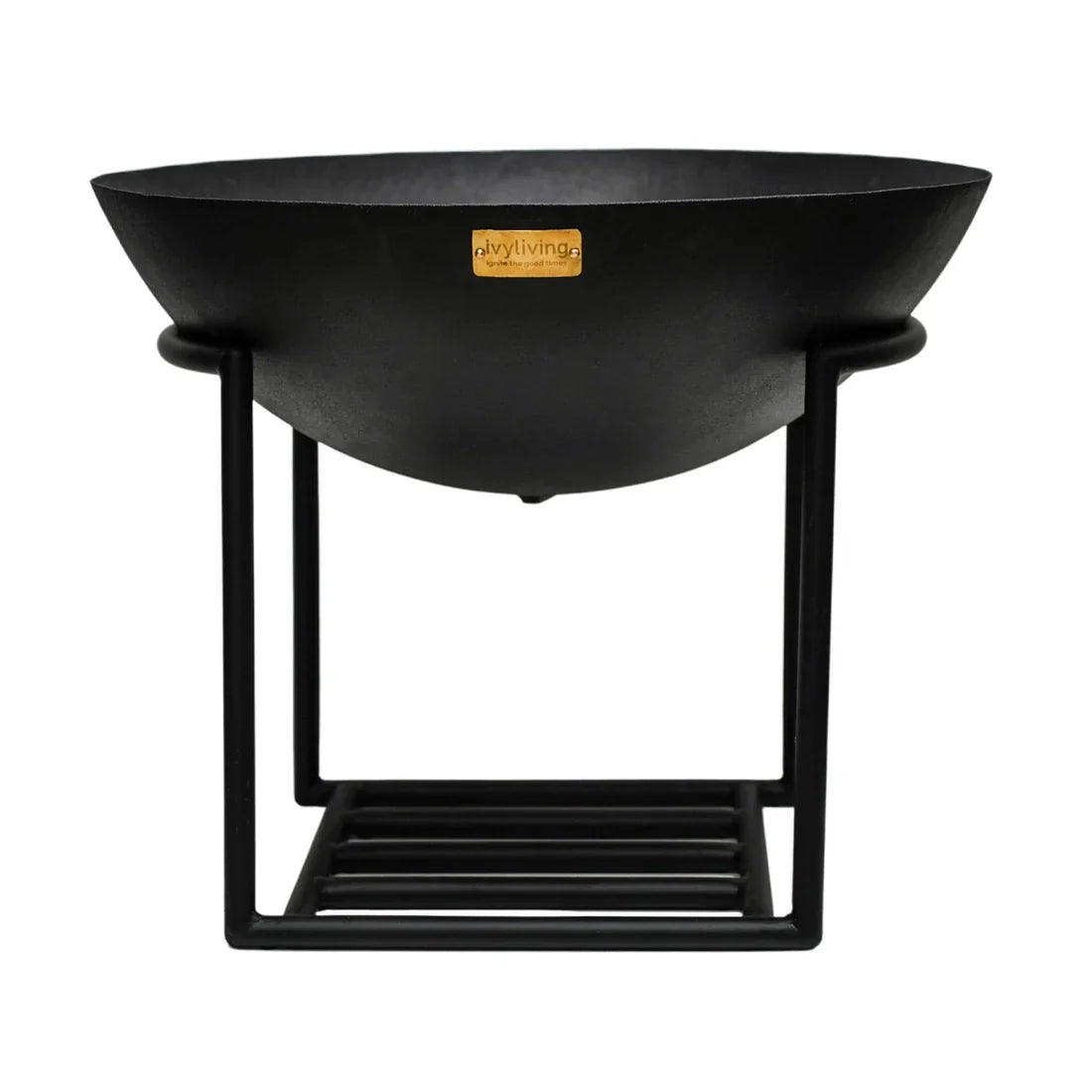 Ivyline, Outdoor Cast Iron Firebowl on Stand