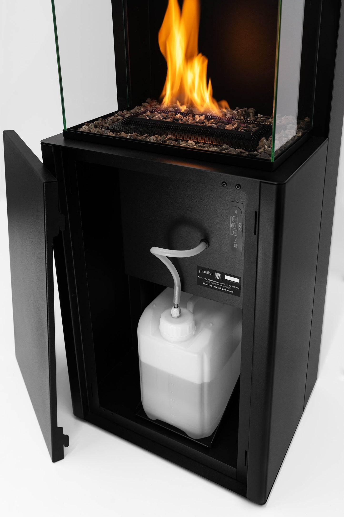 Arcticon, Freestanding BEV Fireplace | Planika