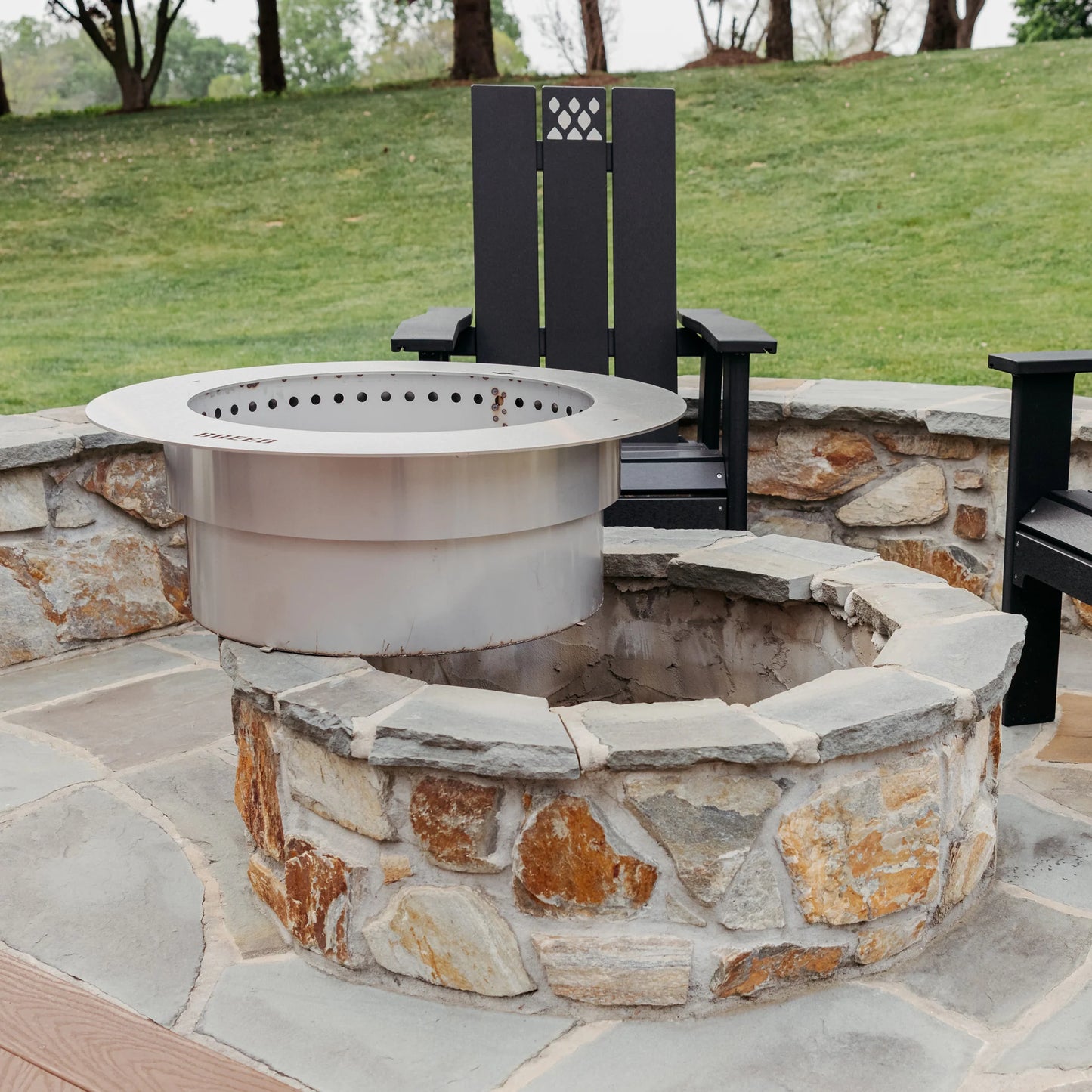 Stainless Steel Smokeless Fire Pit Insert