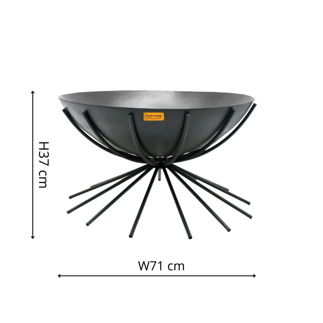 Ivyline, Outdoor Metal Dakota Firebowl