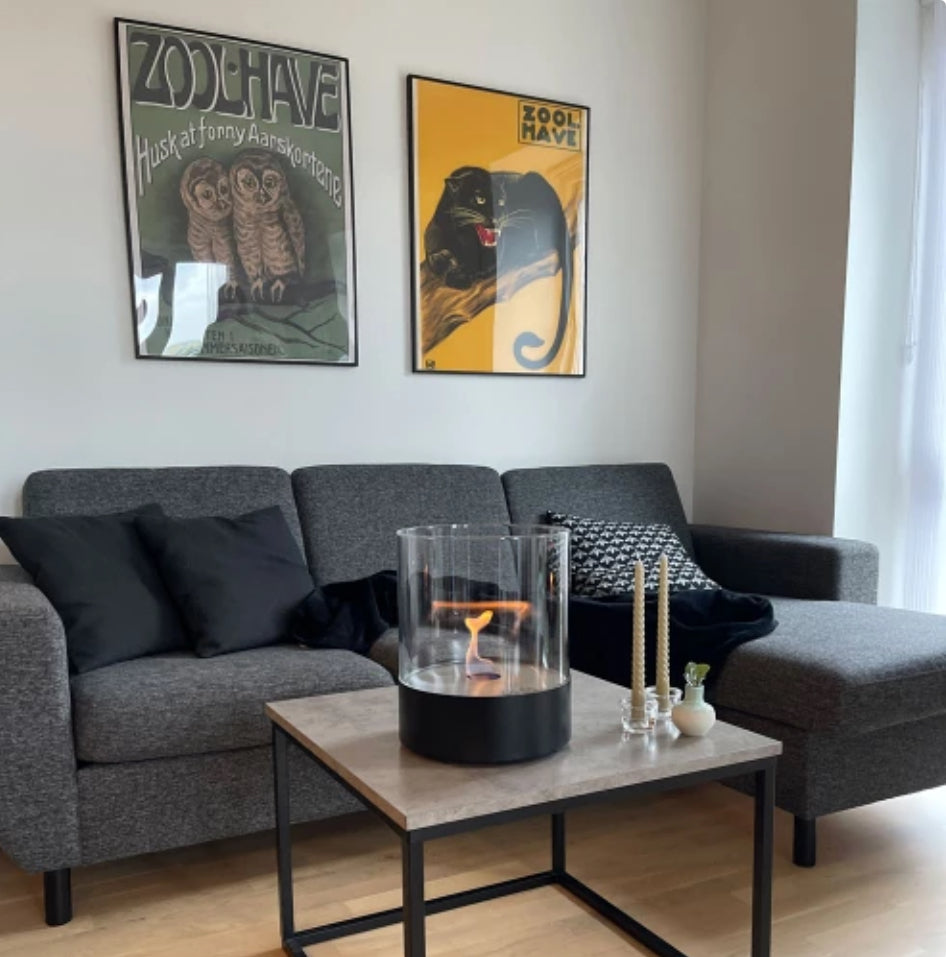 ScandiFlames, Southwark, Round Tabletop Bioethonal Fireplace