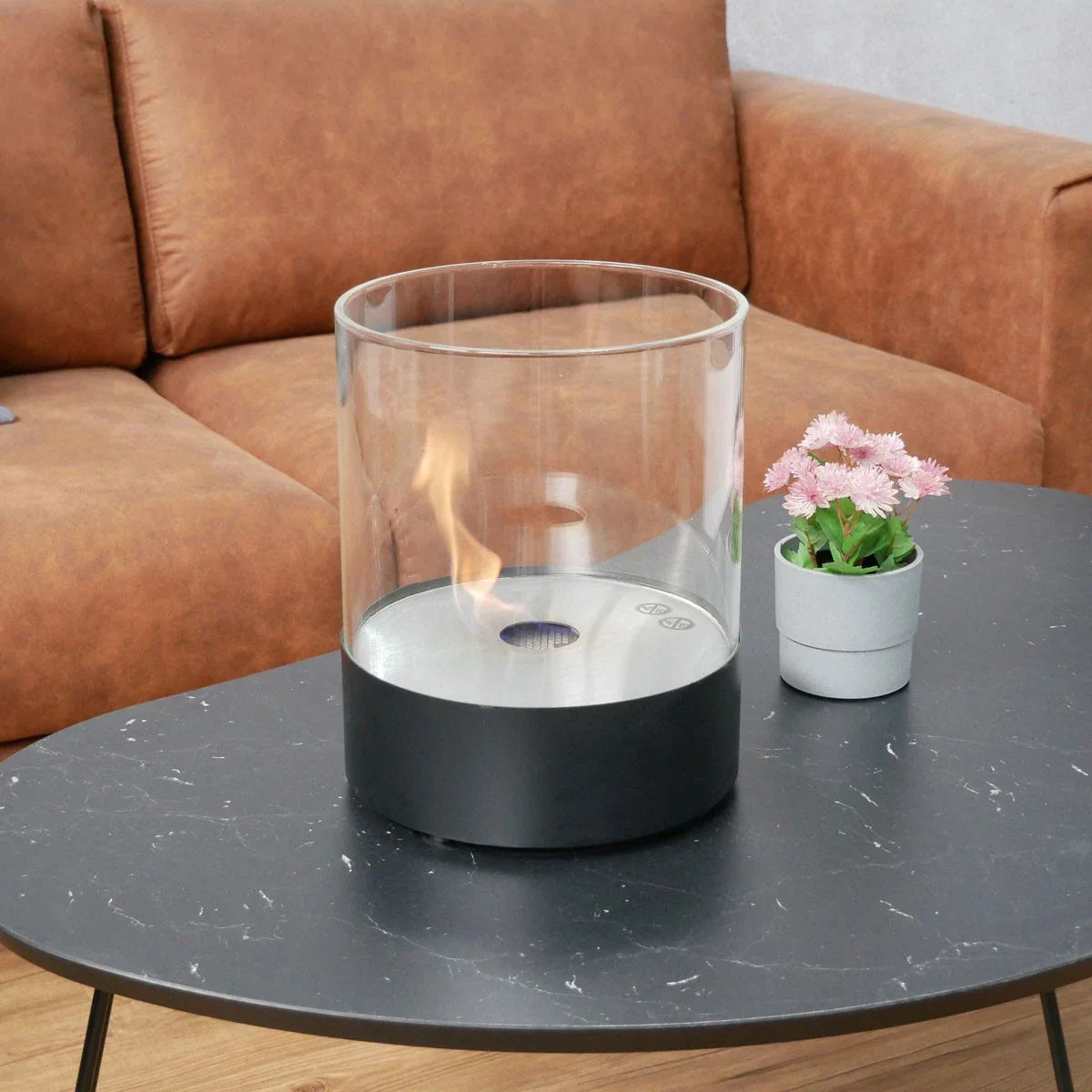 ScandiFlames, Southwark, Round Tabletop Bioethonal Fireplace