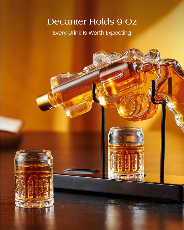 16.4 Oz UDP-9 Whiskey Decanter Set, Unique Gift for Men Dad