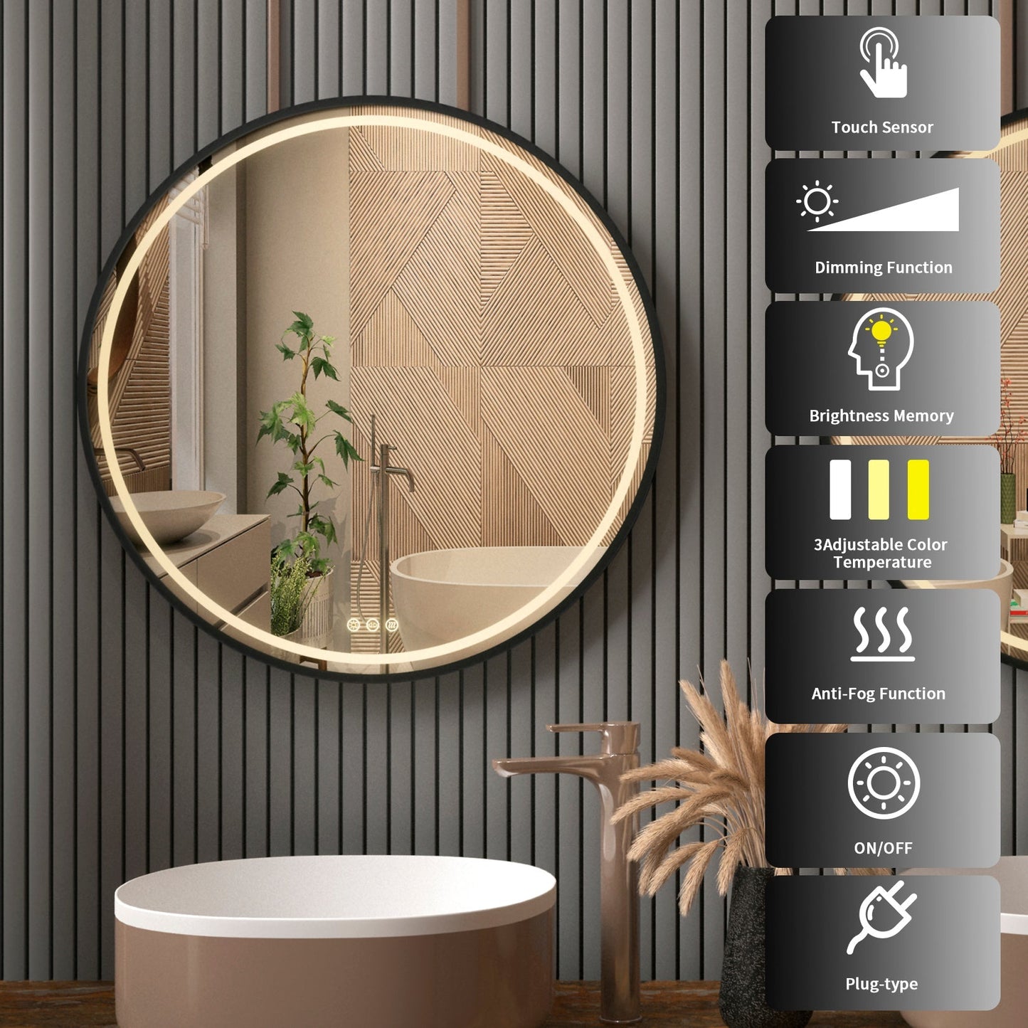 Led Touch Makeup Mirror Pro Florencia