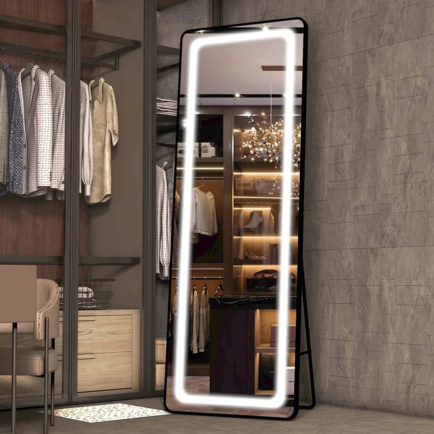 Full Moon LED/Touch Mirror