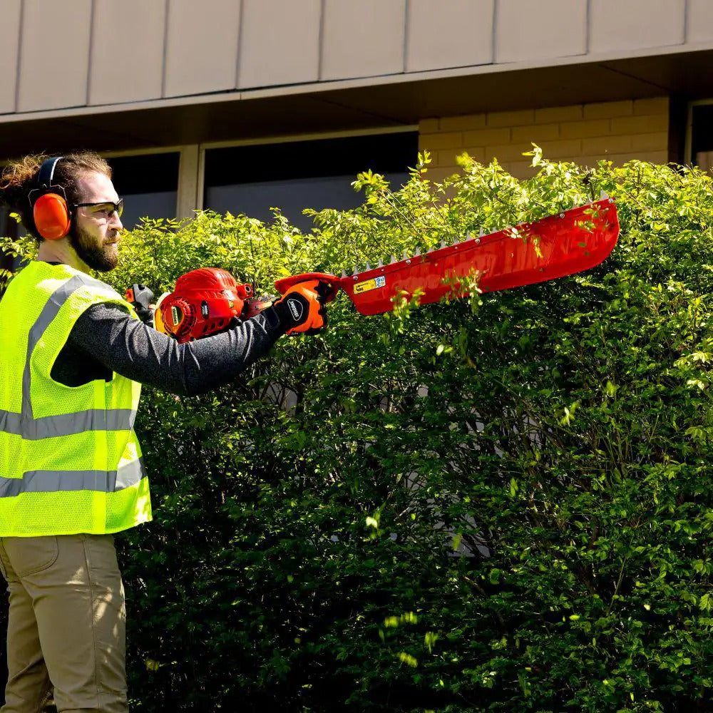 38 in. 21.2 cc Gas 2-Stroke Engine Single-Sided Hedge Trimmer