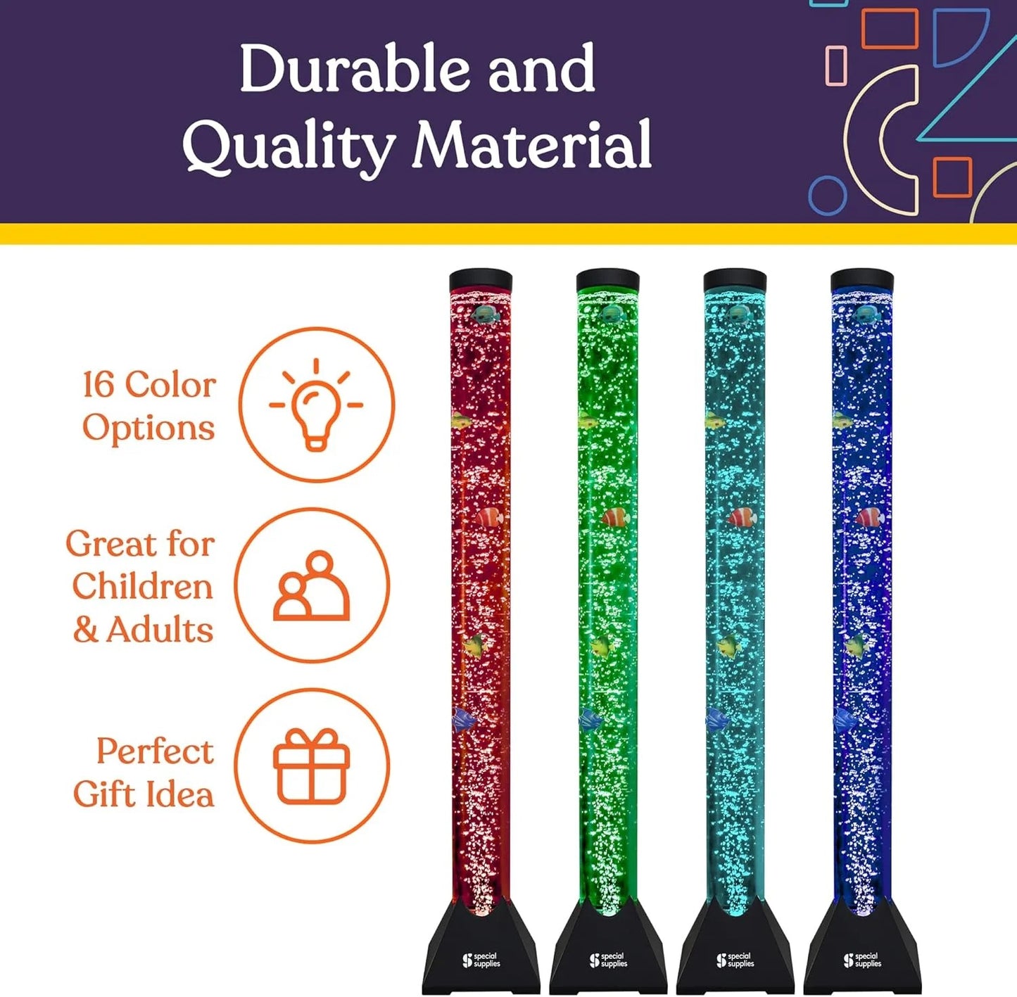 Aquarium Sensory Fish Bubble Light Tube