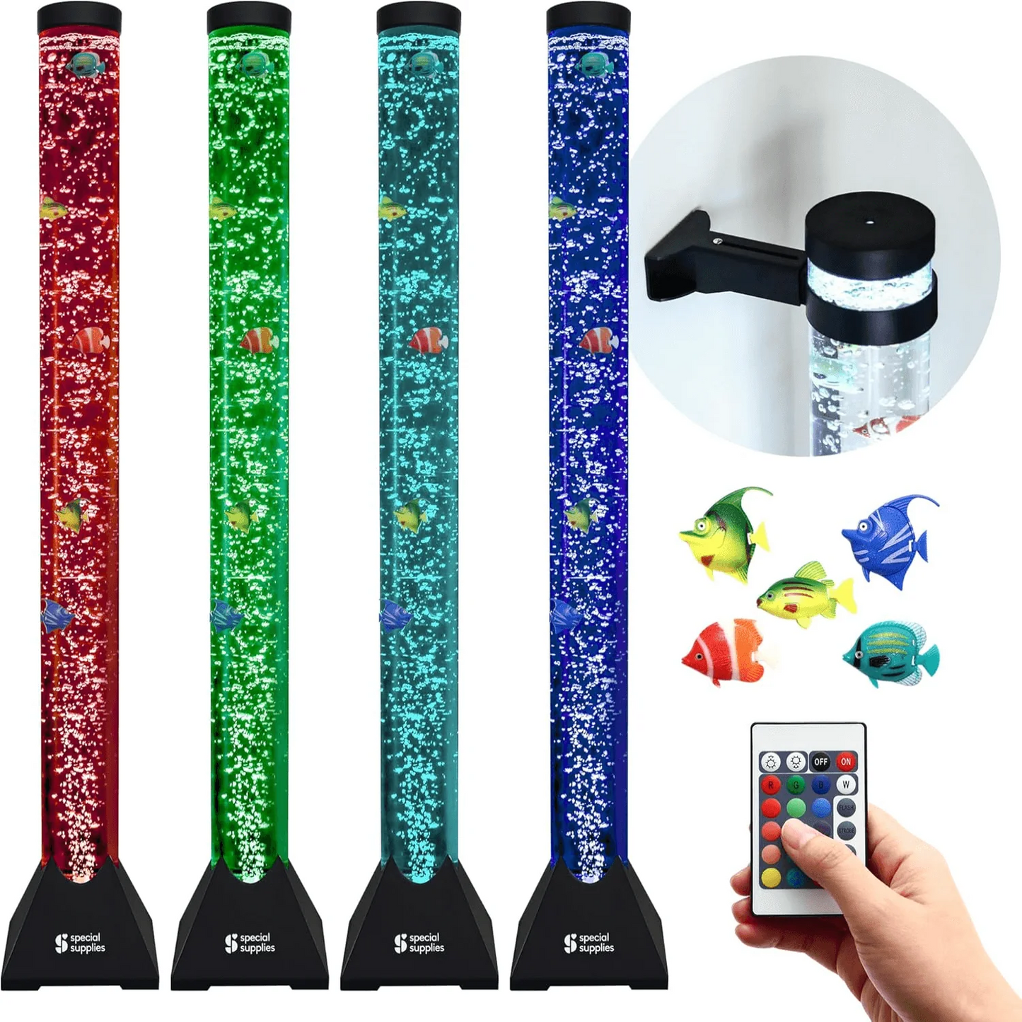 Aquarium Sensory Fish Bubble Light Tube