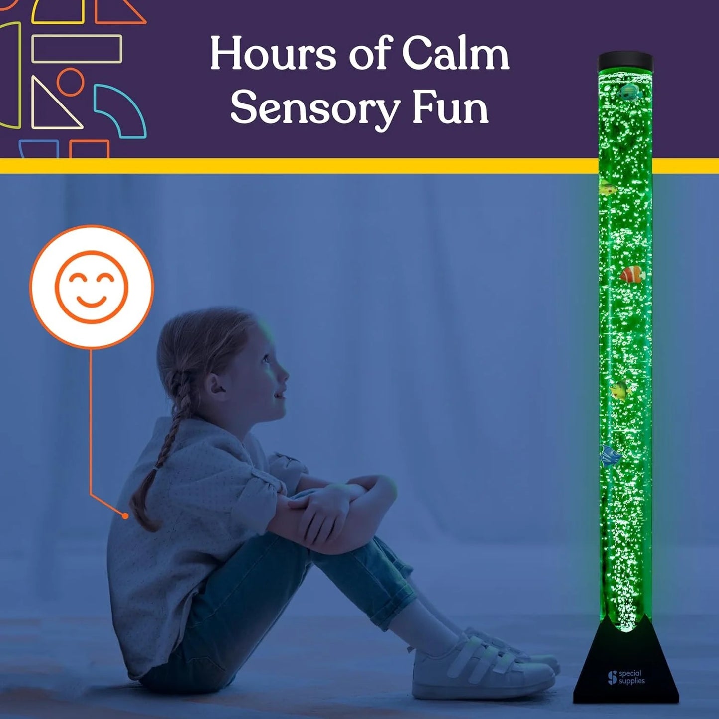 Aquarium Sensory Fish Bubble Light Tube