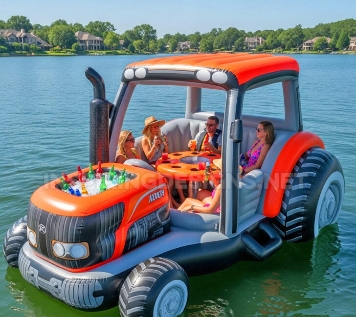 Inflatable Tractor Lake Floats