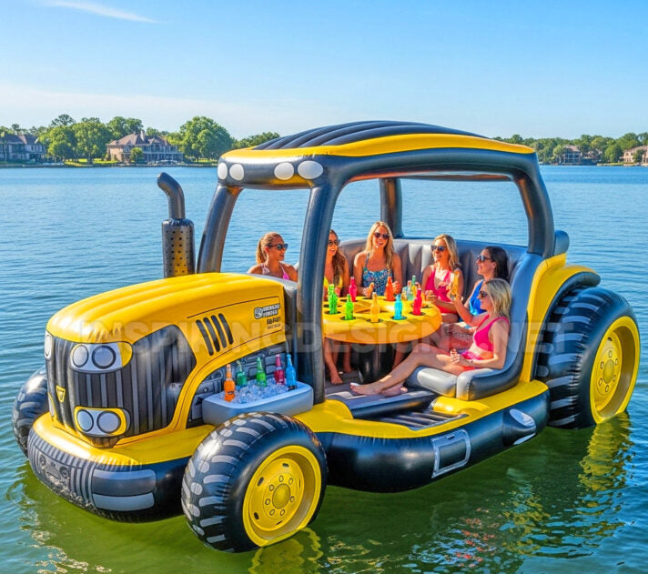 Inflatable Tractor Lake Floats