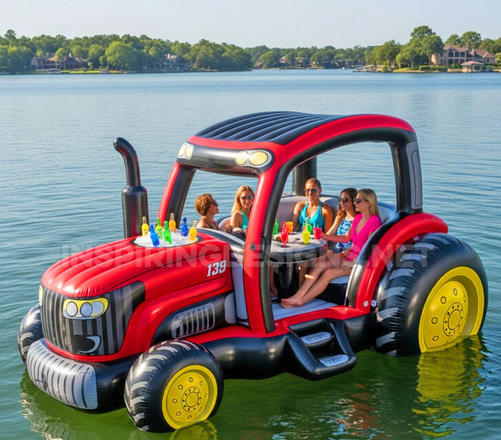 Inflatable Tractor Lake Floats