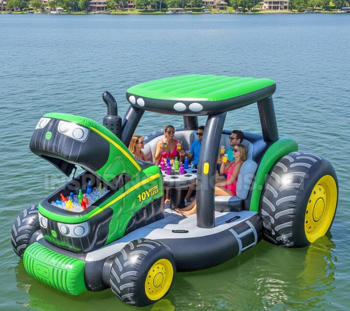 Inflatable Tractor Lake Floats