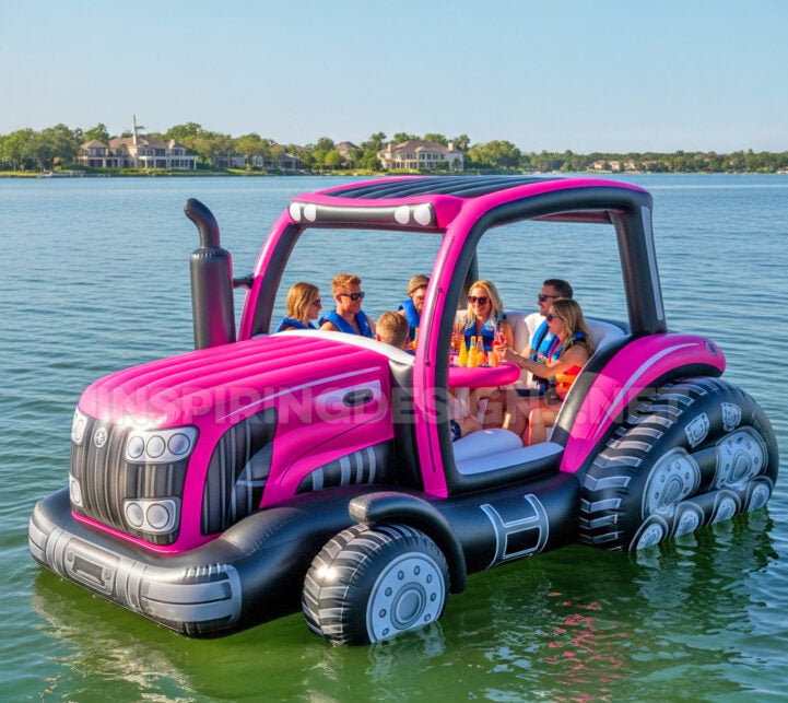 Inflatable Tractor Lake Floats