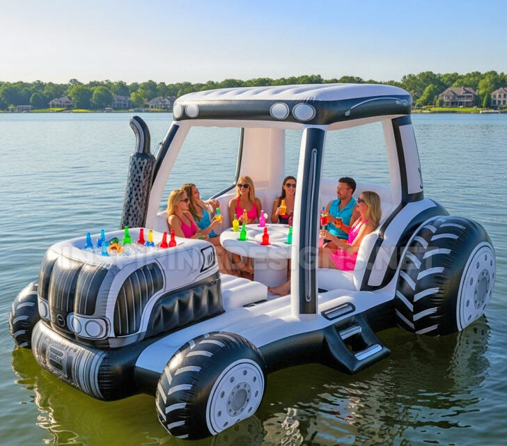 Inflatable Tractor Lake Floats