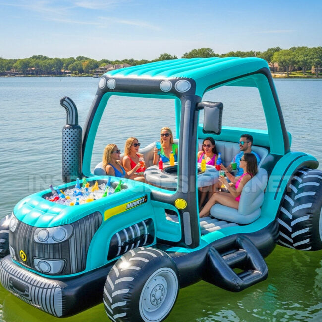 Inflatable Tractor Lake Floats
