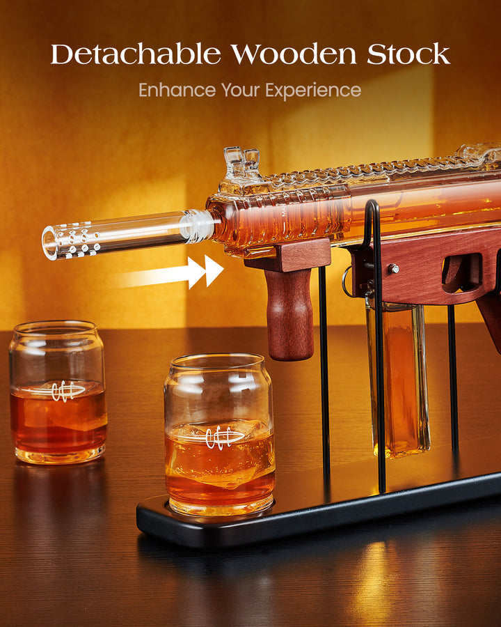 16.4 Oz UDP-9 Whiskey Decanter Set, Unique Gift for Men Dad