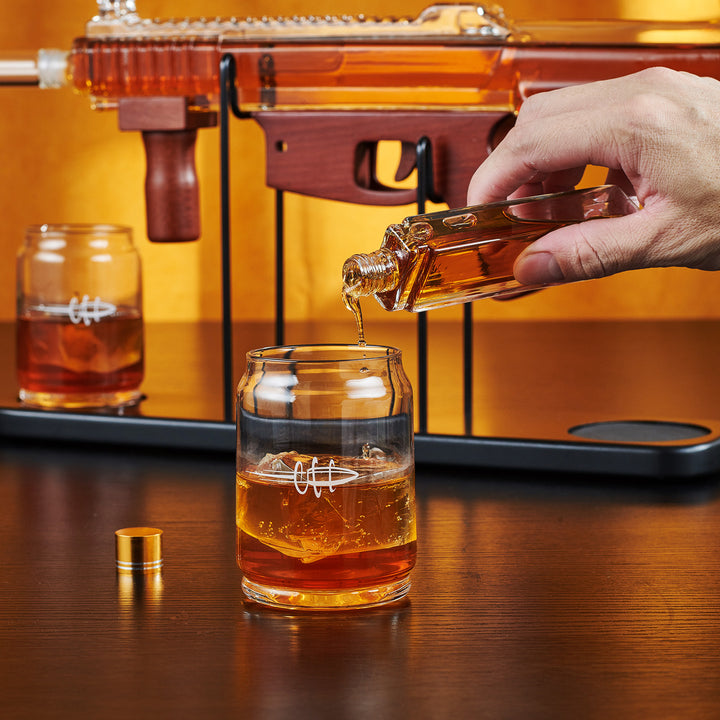 16.4 Oz UDP-9 Whiskey Decanter Set, Unique Gift for Men Dad
