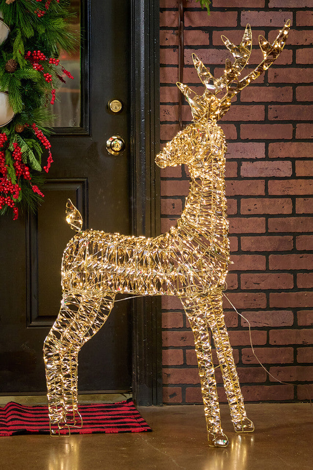 8.9' LED Standing Reindeer