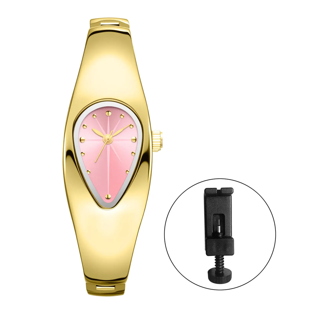 Women's Teardrop Oval Bracelet Watch