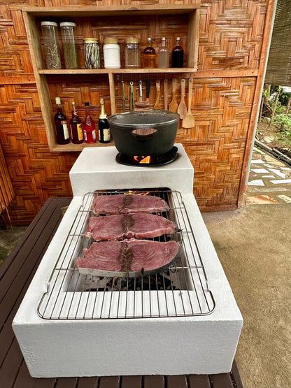 2-in-1 ceramic BBQ stove