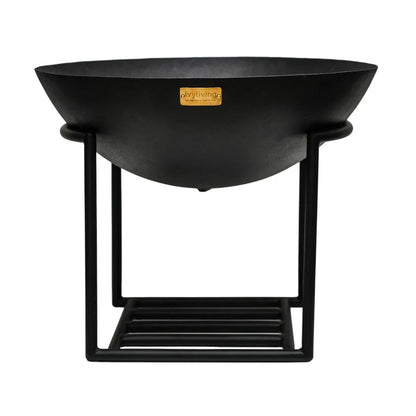 Ivyline, Outdoor Cast Iron Firebowl on Stand