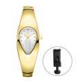 Women's Teardrop Oval Bracelet Watch