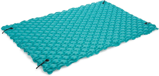 Giant Inflatable Floating Water Mat Relaxing Platform Pad for Pools and Lakes.