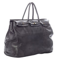 Leather Tote Shaped Travel Bag