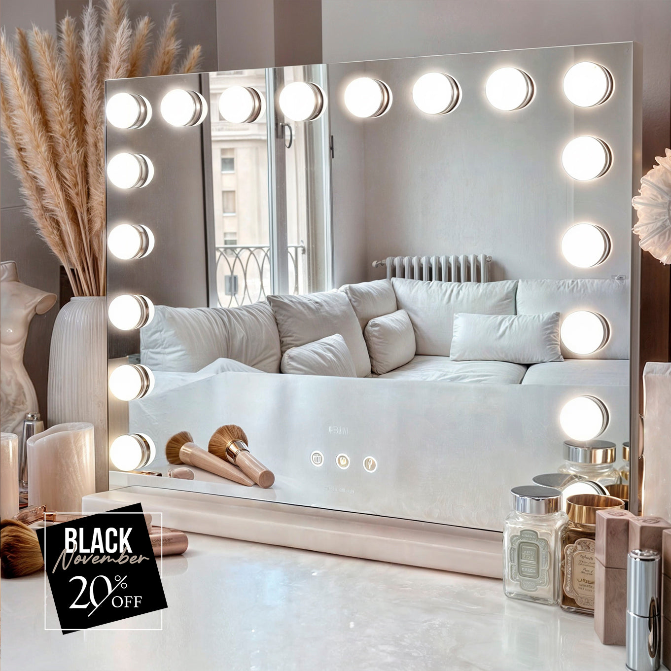 Monaco Pro LED Mirror 31,5"/ 22,8"