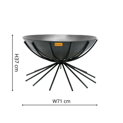 Ivyline, Outdoor Metal Dakota Firebowl