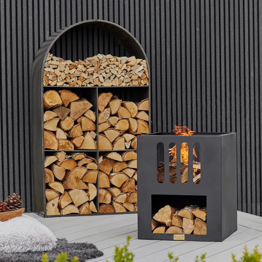 Ivyline, Outdoor Libra Contemporary Firebowl