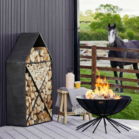 Ivyline, House Sculptural Log Storage