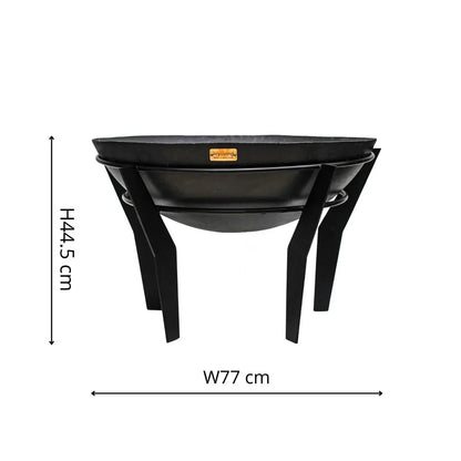 Ivyline, Outdoor Metal Kendal Firebowl on Stand