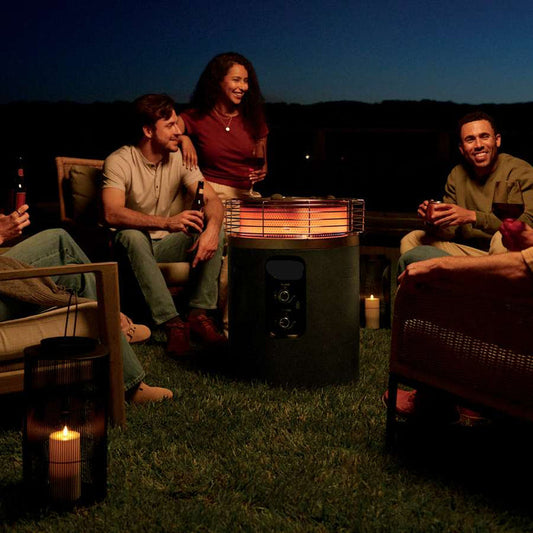 Outdoor Propane Heater & Smokeless Fire Pit