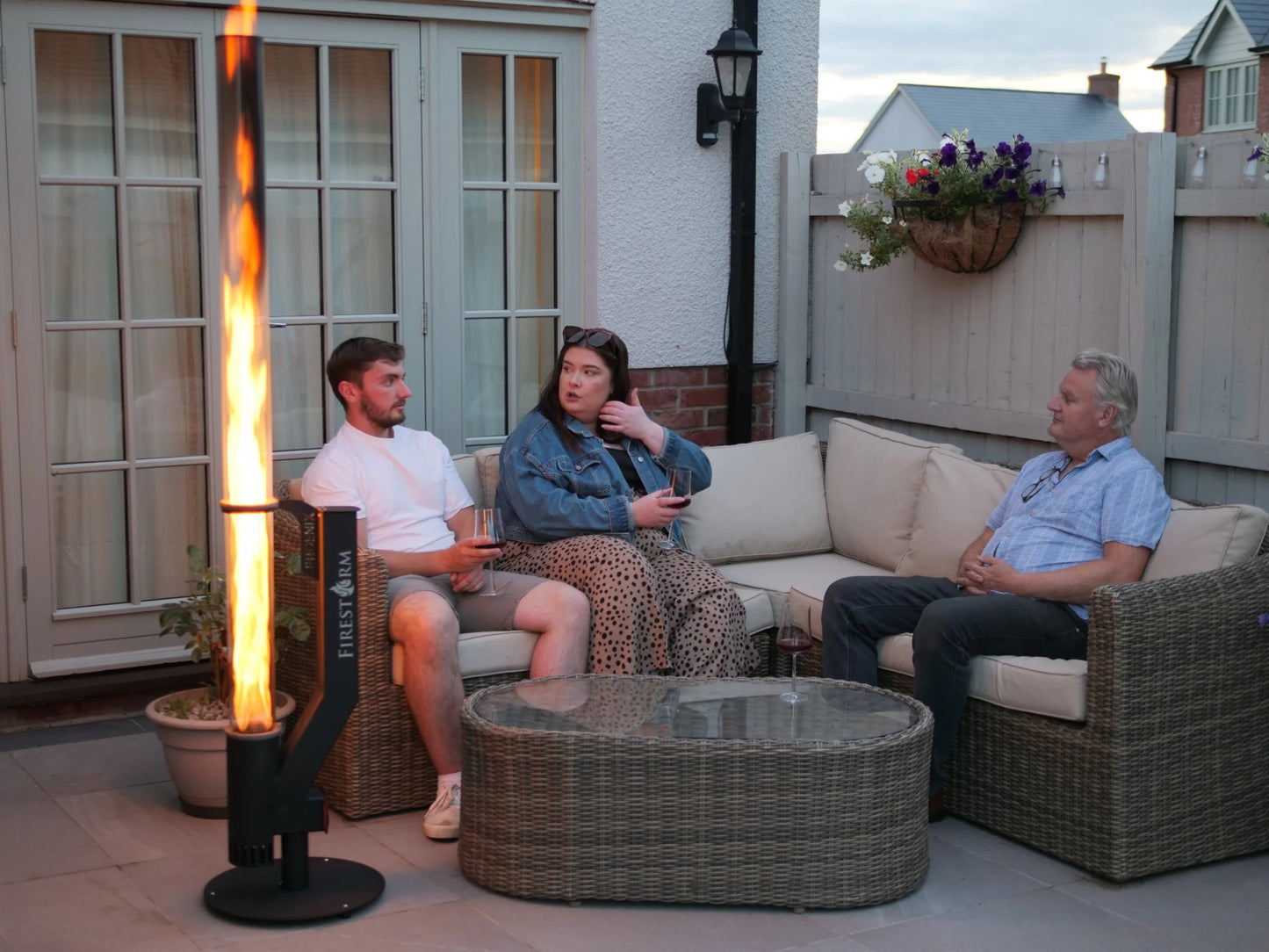 Firestorm Phoenix Flame Patio Heater