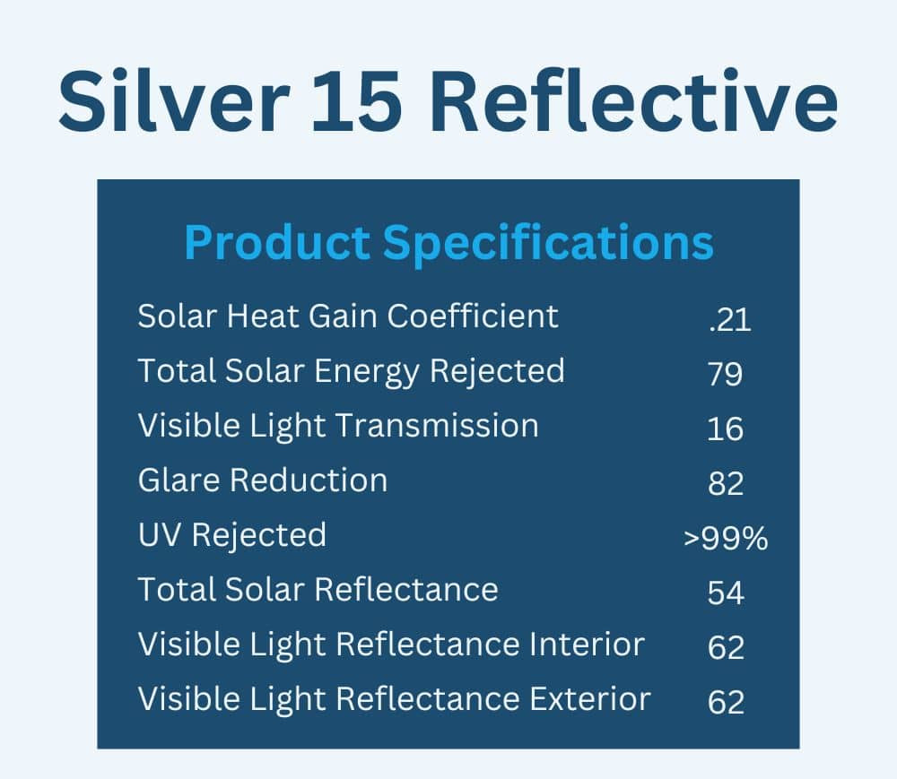 Bathroom Window Privacy Film Silver 15 Reflective Window Film