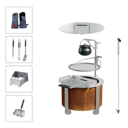 Stainless Steel Smokeless Fire Pit Insert