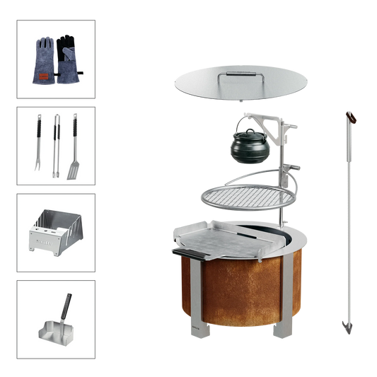 Stainless Steel Smokeless Fire Pit Insert