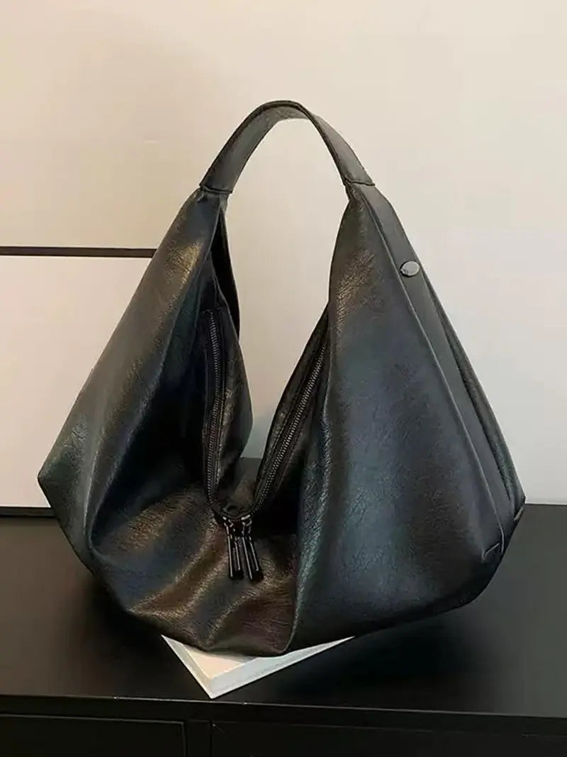 Women's Solid Color Shoulder Bag