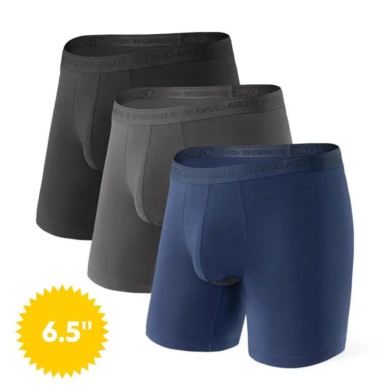 Men's Dual Pouch Micro Modal Trunks - 4-Pack