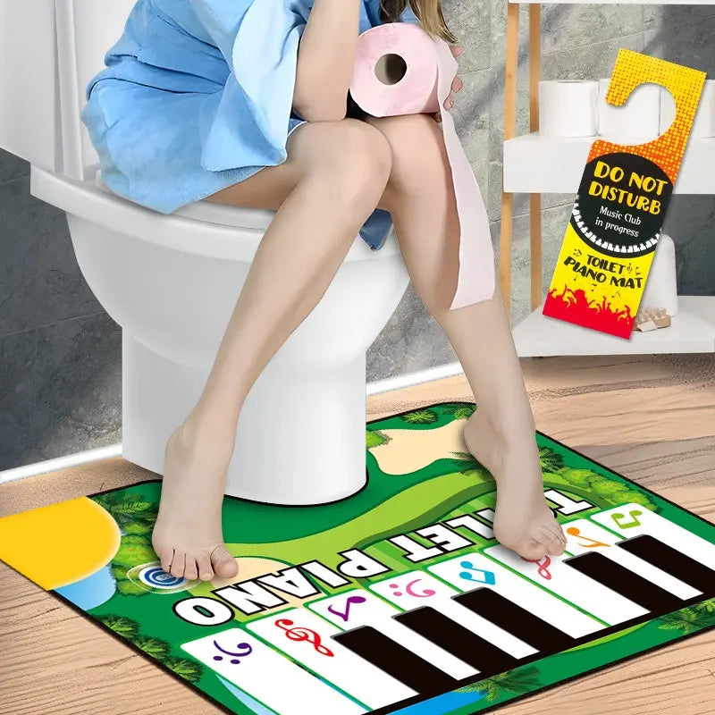 Mini Toilet Golf Set 6-Piece Desk Putting Game