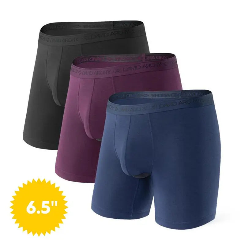Men's Dual Pouch Micro Modal Trunks - 4-Pack