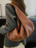 Women's Solid Color Shoulder Bag