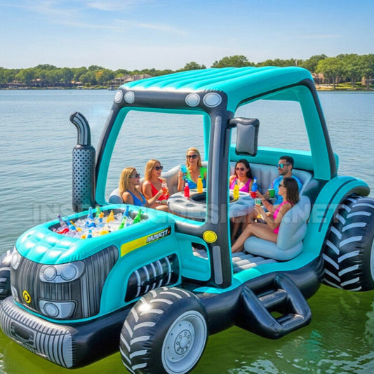 Inflatable Tractor Lake Floats