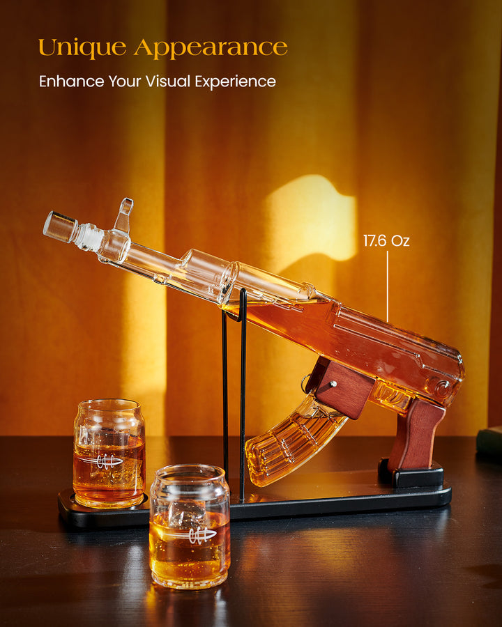 16.4 Oz UDP-9 Whiskey Decanter Set, Unique Gift for Men Dad